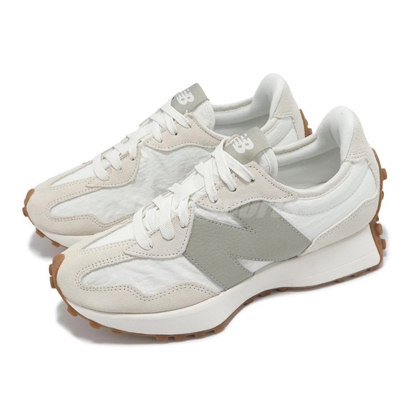 New Balance Shoes - New Balance Women's Cream and Gray Sneakers